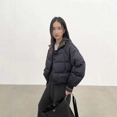 fur down jacket