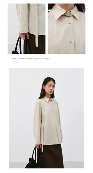 ribbon profile shirt