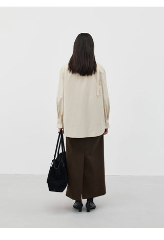 ribbon profile shirt