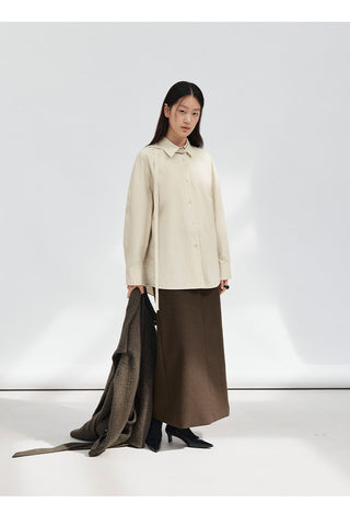 ribbon profile shirt