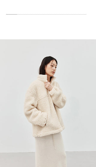 wool circle coat