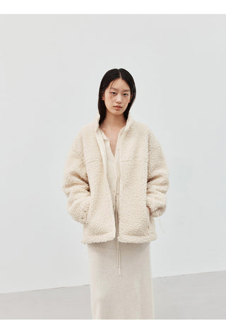 wool circle coat