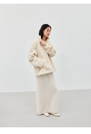 wool circle coat