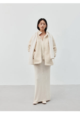 wool circle coat
