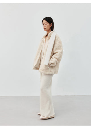 wool circle coat