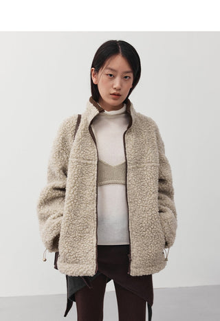 wool circle coat