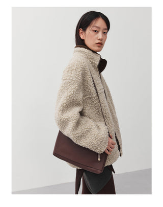 wool circle coat