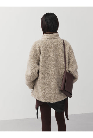 wool circle coat