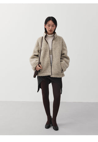wool circle coat
