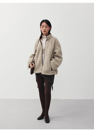 wool circle coat