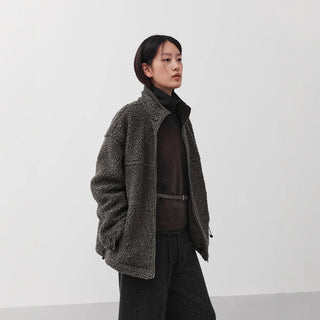 wool circle coat