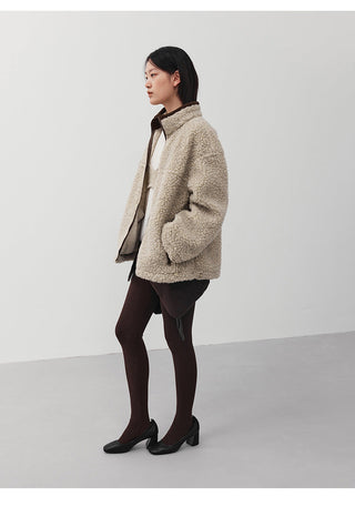 wool circle coat