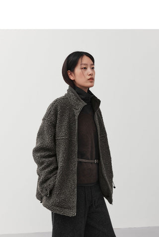 wool circle coat