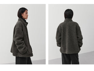 wool circle coat