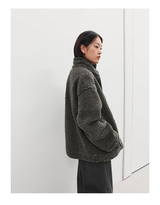 wool circle coat