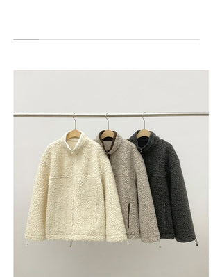wool circle coat