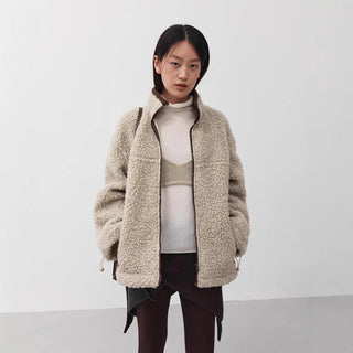 wool circle coat