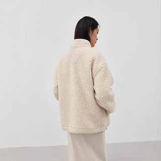 wool circle coat