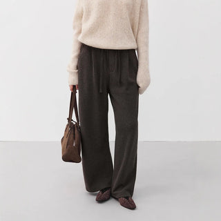 wool casual pants