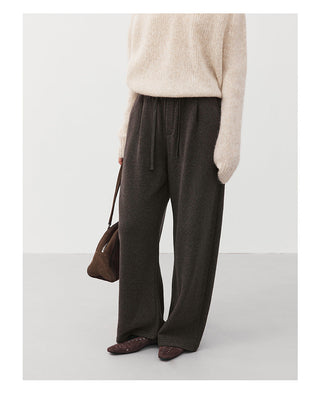 wool casual pants