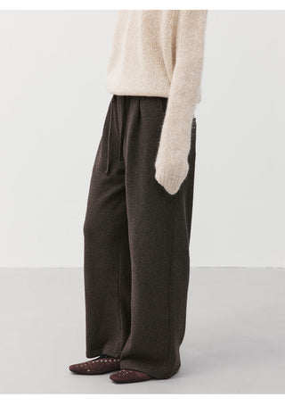 wool casual pants