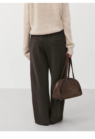 wool casual pants