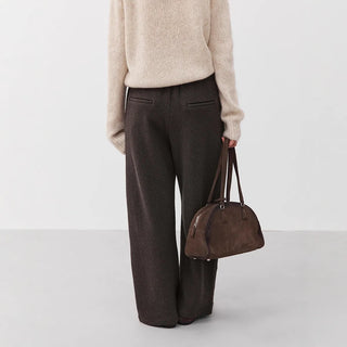 wool casual pants