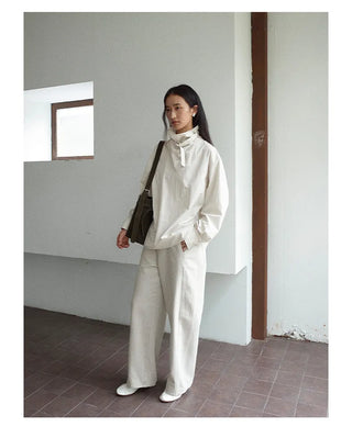 reverse collar shirt