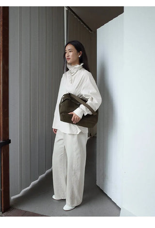 reverse collar shirt