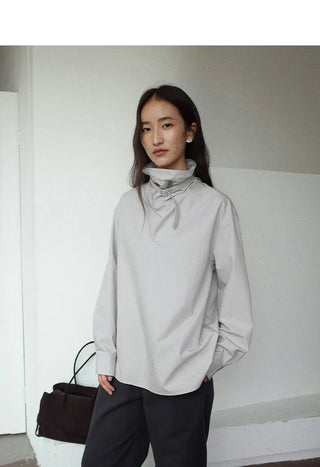 reverse collar shirt