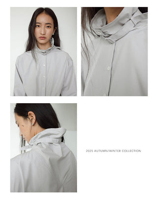 reverse collar shirt