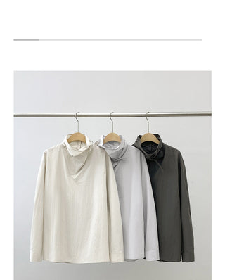 reverse collar shirt