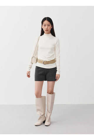 turtleneck bottoming shirt