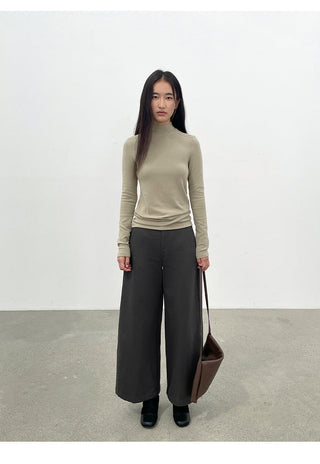 turtleneck bottoming shirt