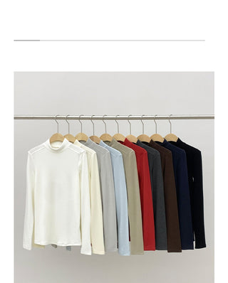 turtleneck bottoming shirt