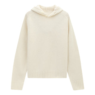 hooded wool sweater