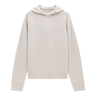hooded wool sweater