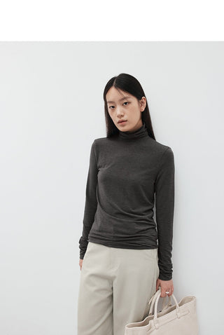 pile collar shirt