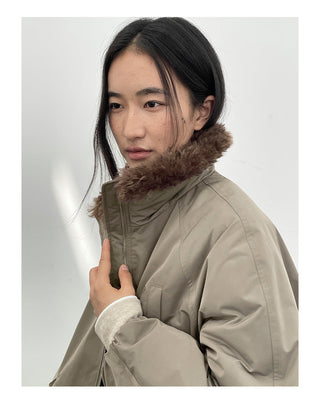 fur down parka