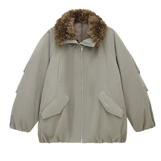 fur down parka