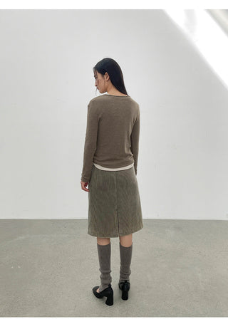 corduroy skirt