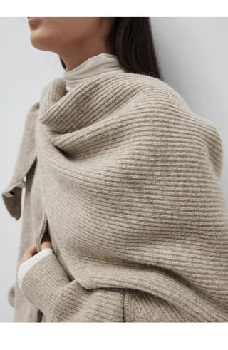 wool triangular shawl