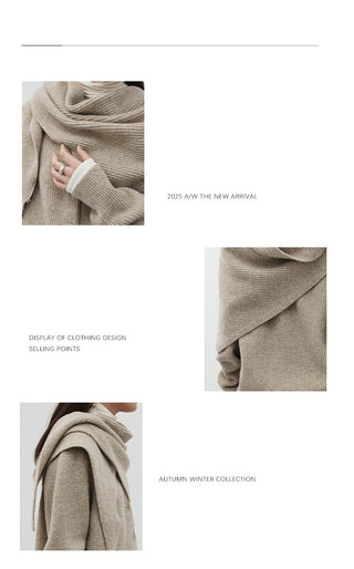 wool triangular shawl