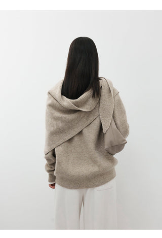 wool triangular shawl