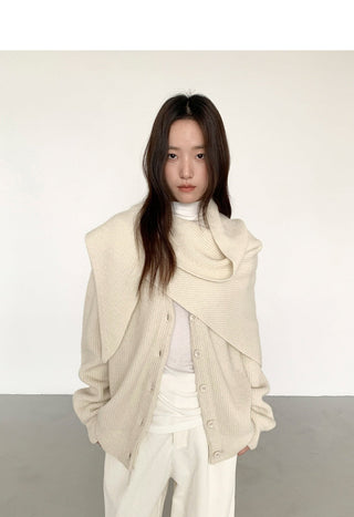 wool triangular shawl