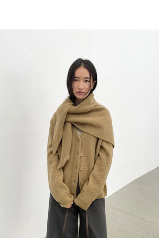 wool triangular shawl