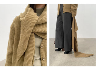 wool triangular shawl