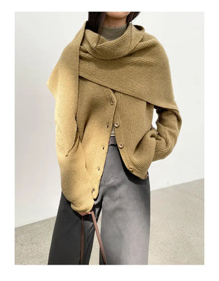 wool triangular shawl