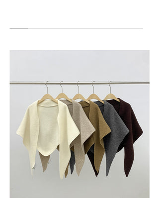 wool triangular shawl