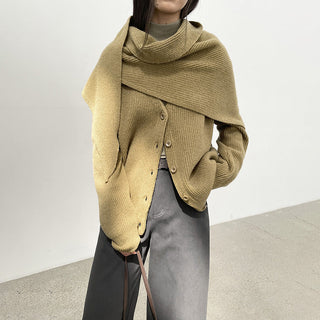 wool triangular shawl